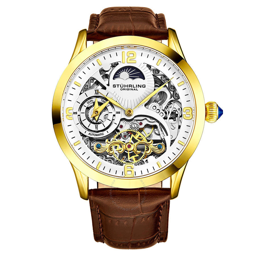 Stuhrling Original Legacy Automatic White Dial Men's Watch M13594 - The Watches Men & Co