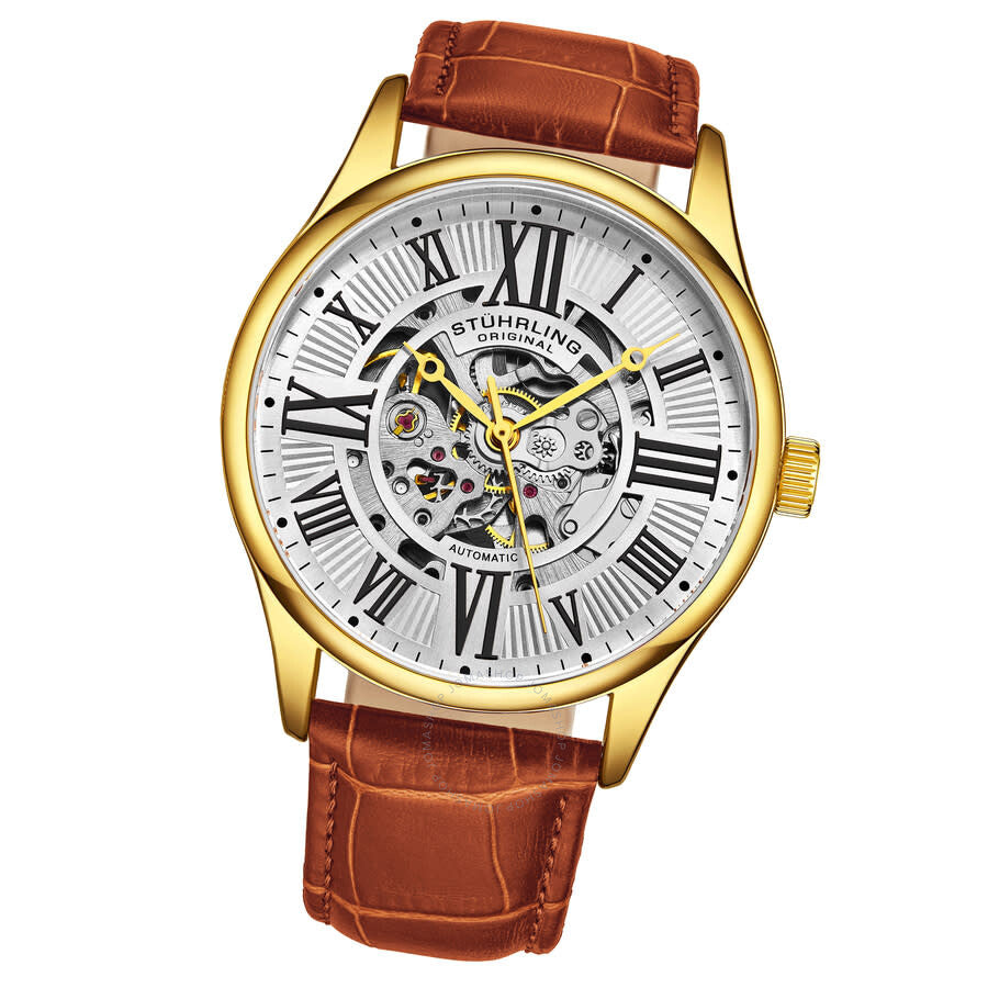 Stuhrling Original Legacy Automatic White Dial Men's Watch M17964 - The Watches Men & Co #2