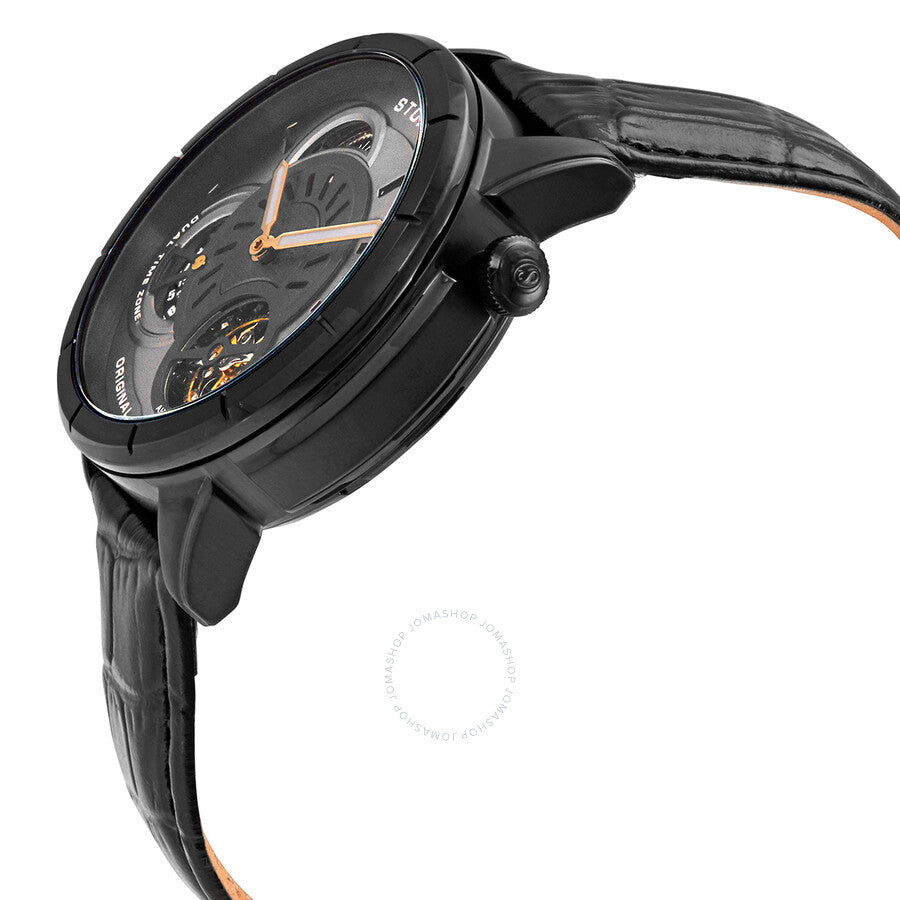 Stuhrling Original Legacy Black Dial Men's Watch M15401 - The Watches Men & Co #2
