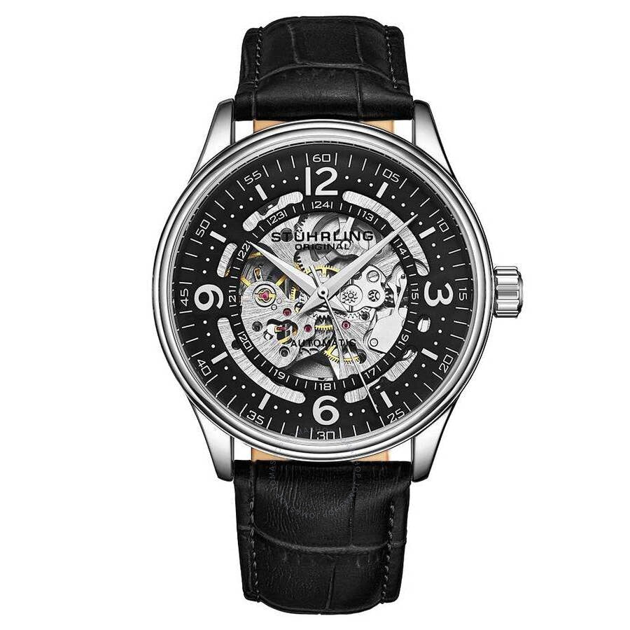 Stuhrling Original Legacy Black Dial Men's Watch M15742 - The Watches Men & Co