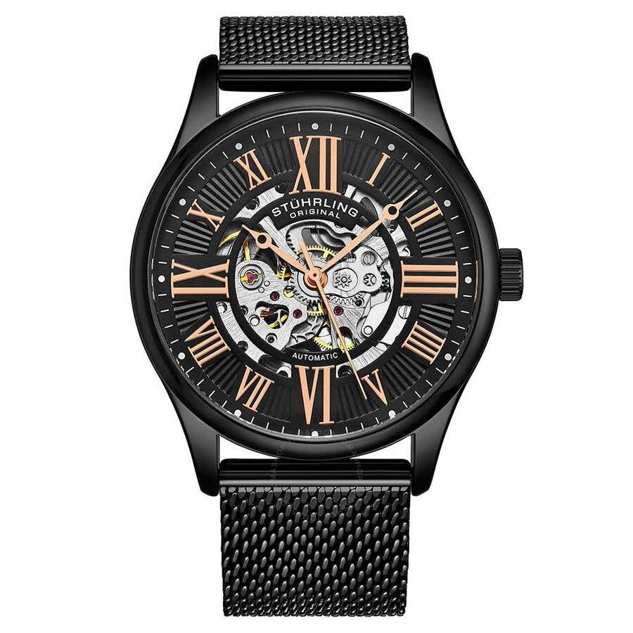 Stuhrling Original Legacy Black Dial Men's Watch M15953 - The Watches Men & Co