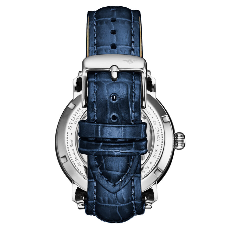 Stuhrling Original Legacy Chronograph Automatic Blue Dial Men's Watch M18234 - The Watches Men & Co #2
