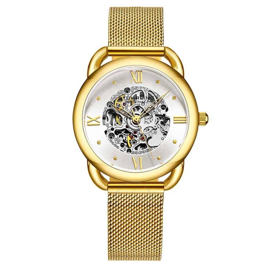 Stuhrling Original Legacy Silver-tone Dial Ladies Watch M15902 - The Watches Men & Co