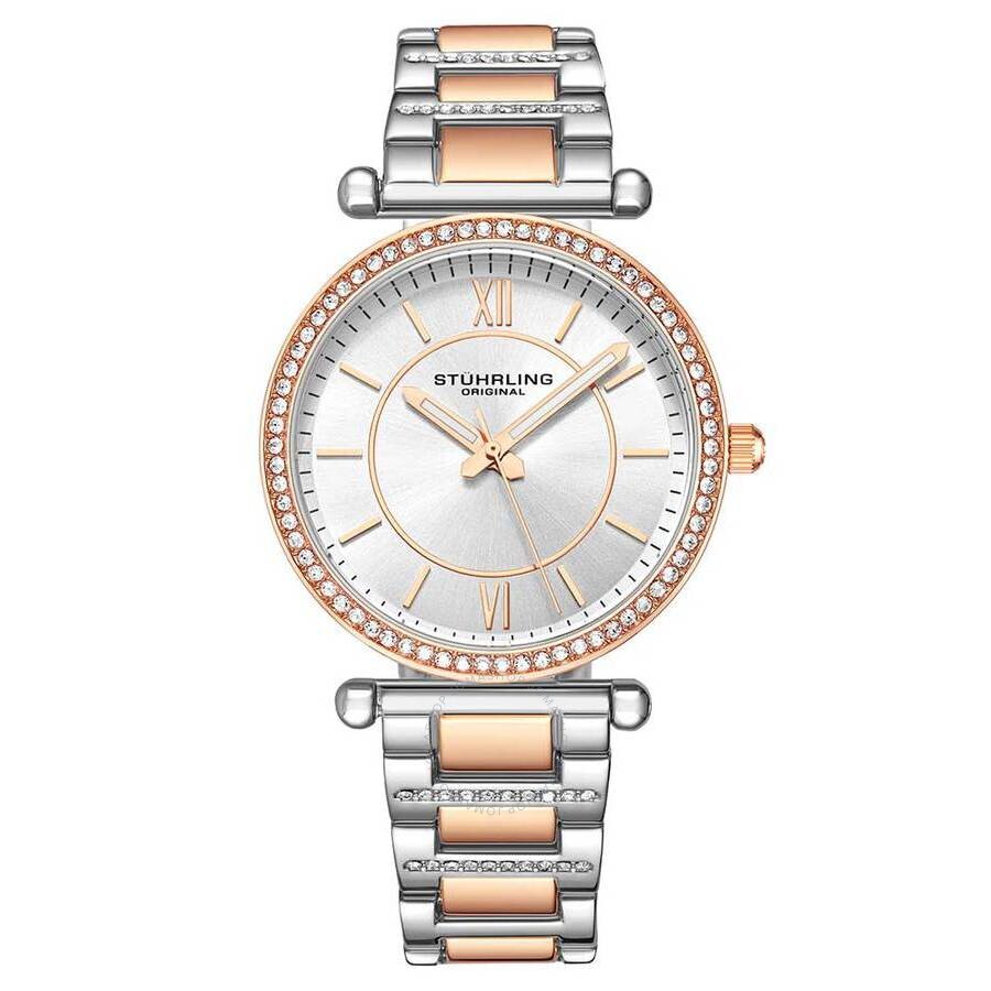 Stuhrling Original Symphony Silver-tone Dial Ladies Watch M15613 - The Watches Men & Co