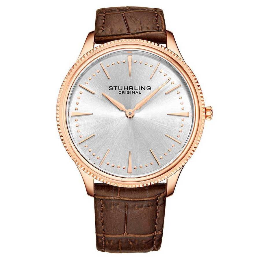 Stuhrling Original Symphony Silver-tone Dial Men's Watch M15881 - The Watches Men & Co