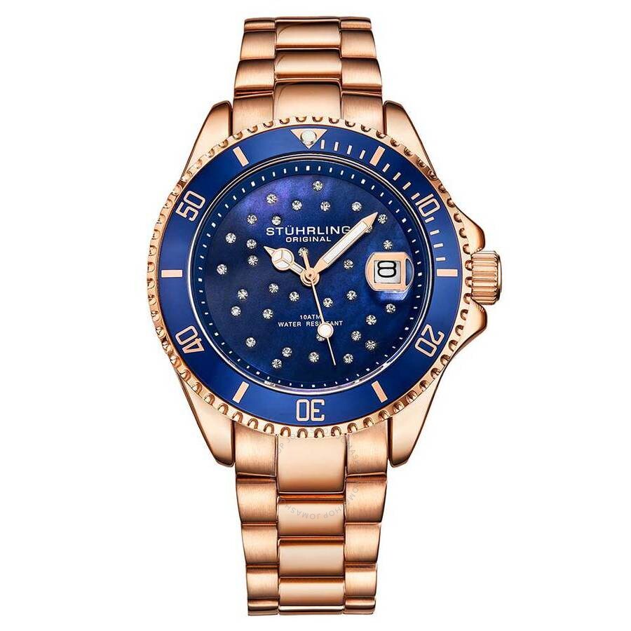 Stuhrling Original Vogue Blue Dial Ladies Watch M15871 - The Watches Men & Co