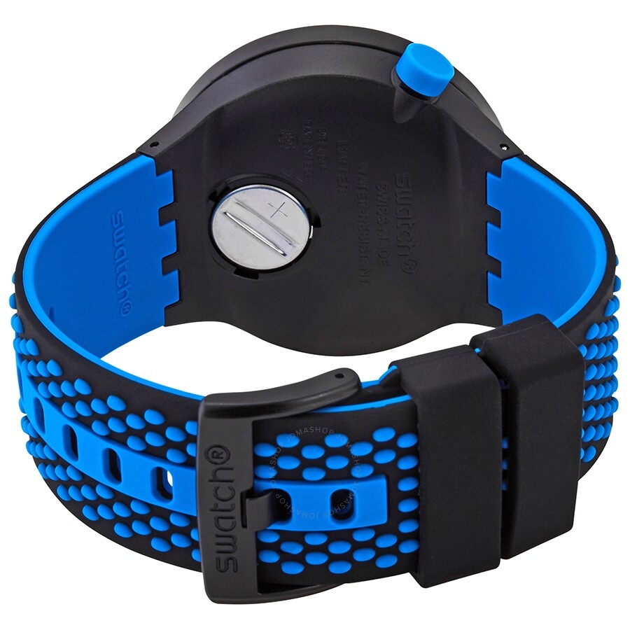 Swatch BBBlue Quartz Black Dial Men's Watch SO27B101 - The Watches Men & Co #3