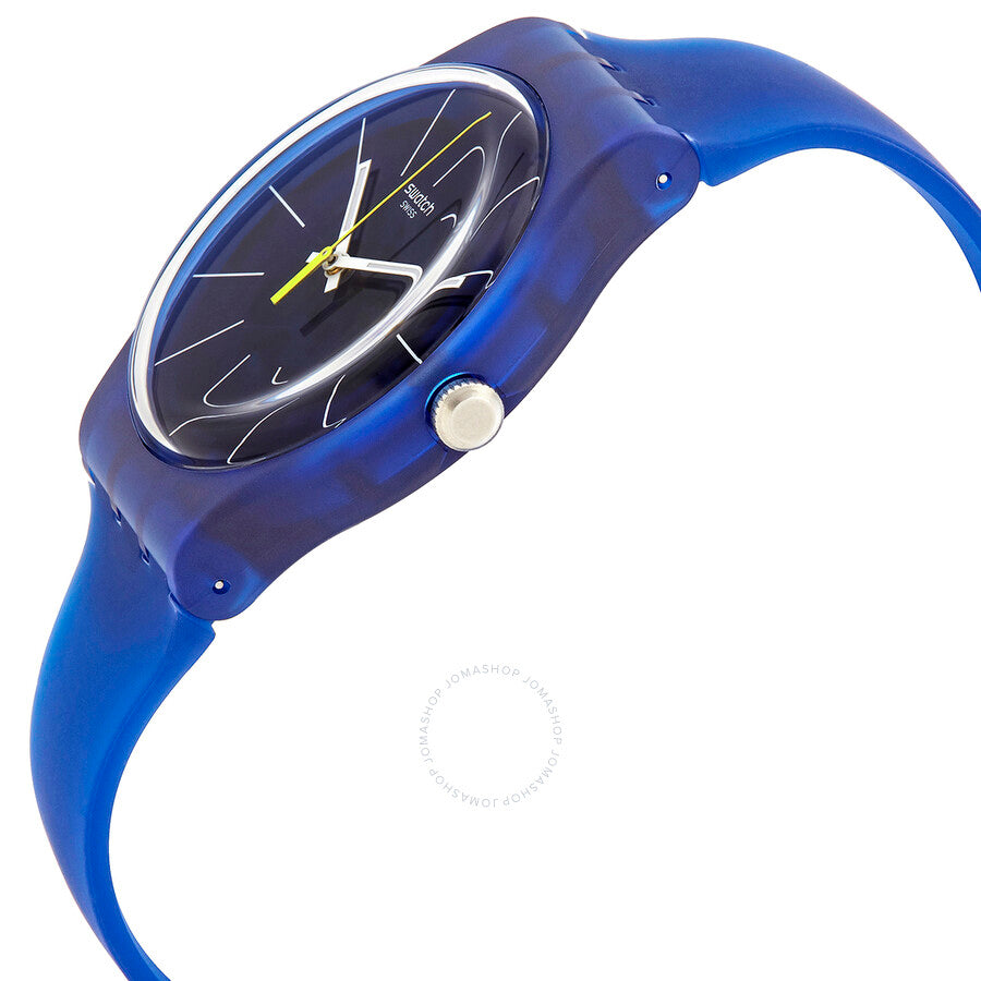 Swatch Blue Sirup Quartz BlueTranslucent Dial Men's Watch SUON142 - The Watches Men & Co #2