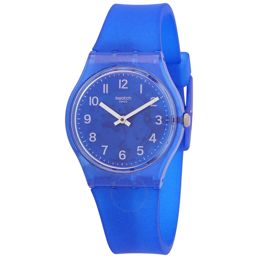 Swatch Blurry Blue Quartz Ladies Watch GL124 - The Watches Men & Co