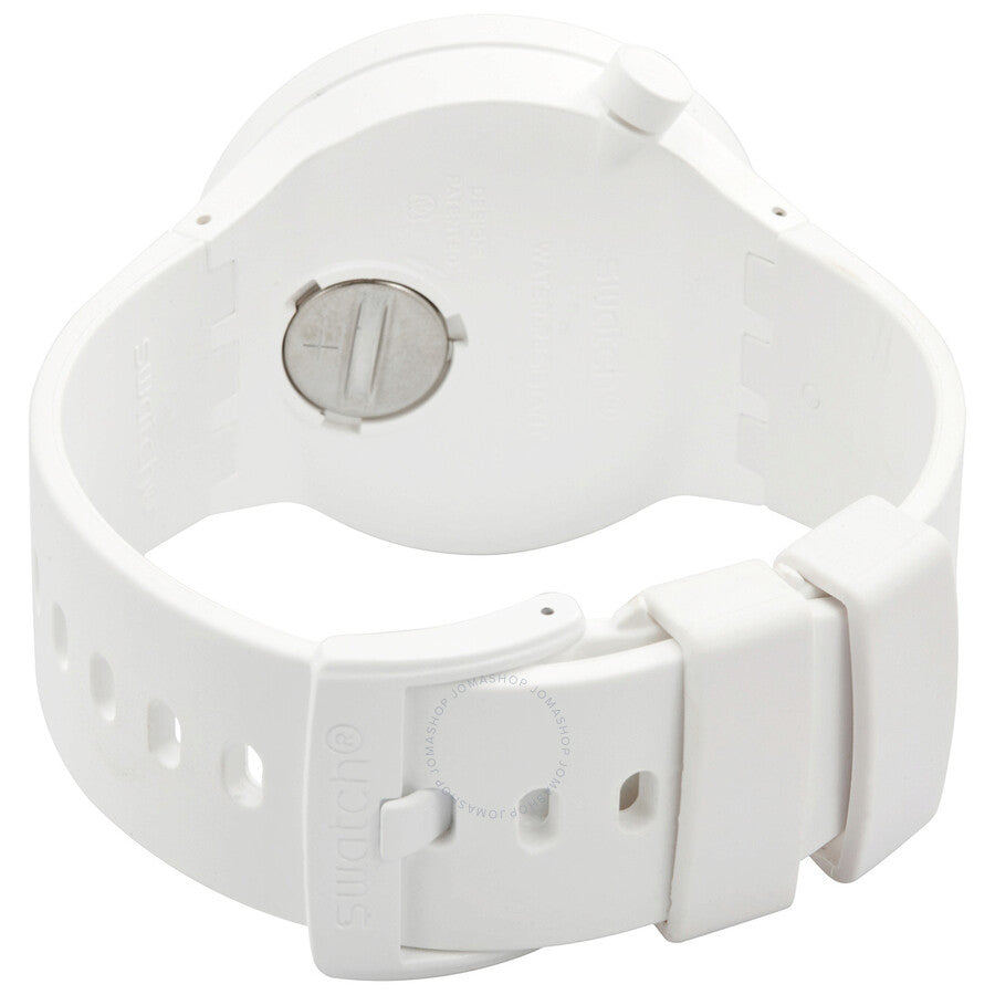 Swatch C-White Quartz Skeleton Dial Men's Watch SB03W100 - The Watches Men & Co #3