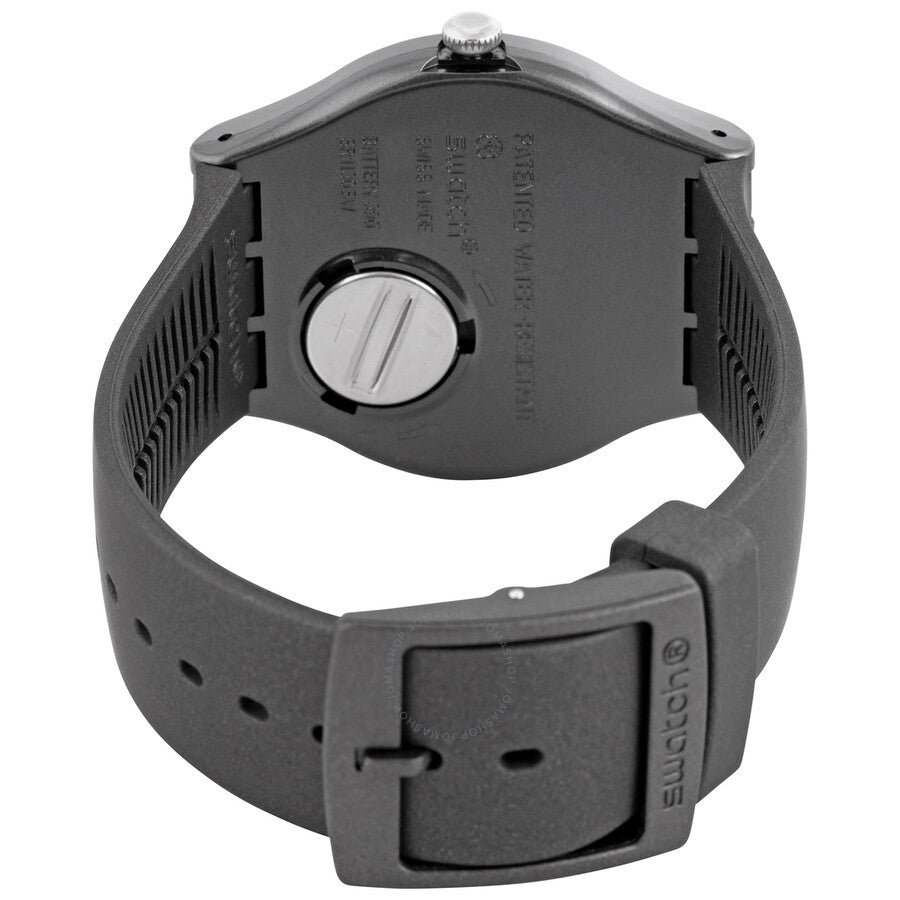 Swatch CHARCOLAZING Quartz Black Dial Men's Watch SUOB404 - The Watches Men & Co #3