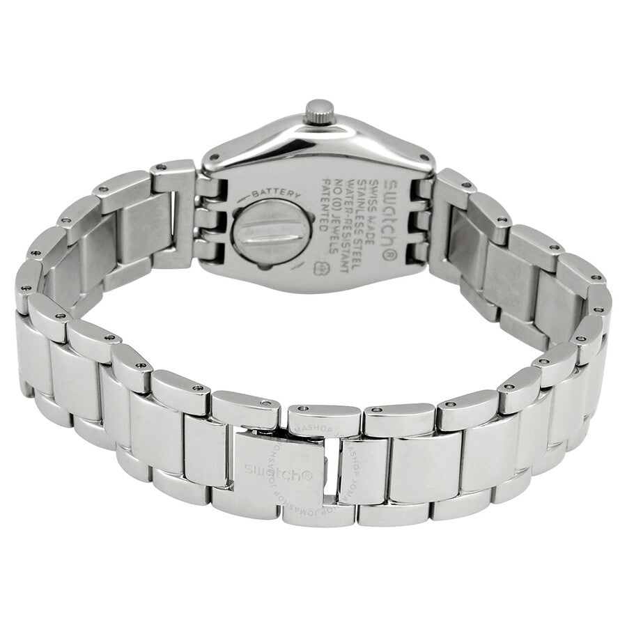 Swatch Littlesteel Blue Dial Ladies Watch YSS331G - The Watches Men & Co #3