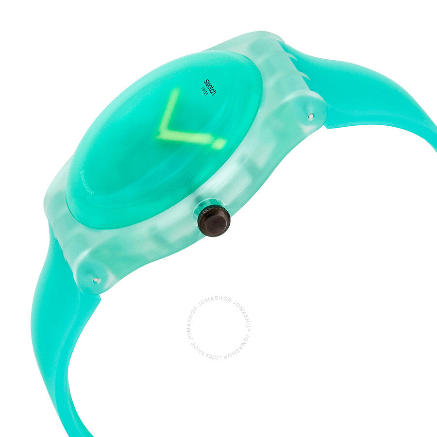 Swatch Nature Blur Quartz Green Translucent  Dial Men's Watch SUOG119 - The Watches Men & Co #2