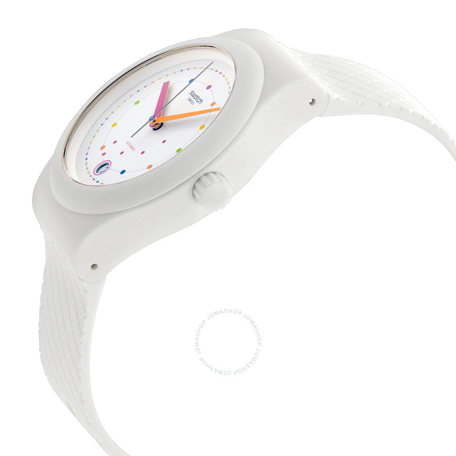 Swatch Sistem Polka Automatic White Dial Men's Watch SUTW403 - The Watches Men & Co #2