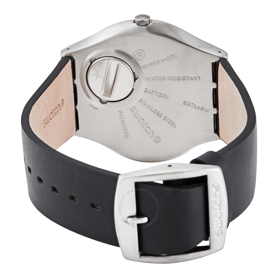Swatch SKINBLACK Quartz Black Dial Men's Watch SS07S100 - The Watches Men & Co #3