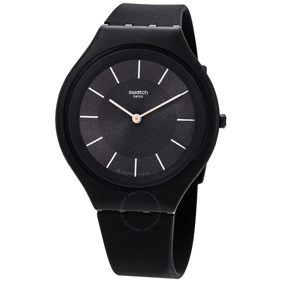 Swatch Skincharbon Grey Sun-brushed Dial Men's Watch SVUB106 - The Watches Men & Co
