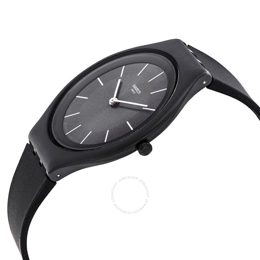 Swatch Skincharbon Grey Sun-brushed Dial Men's Watch SVUB106 - The Watches Men & Co #2