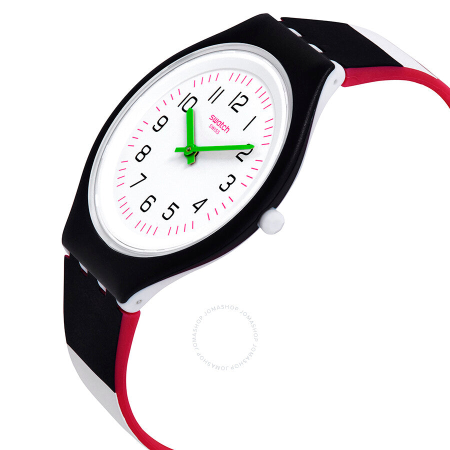 Swatch Skinfunky White Dial Ladies Watch SVUN105 - The Watches Men & Co #2