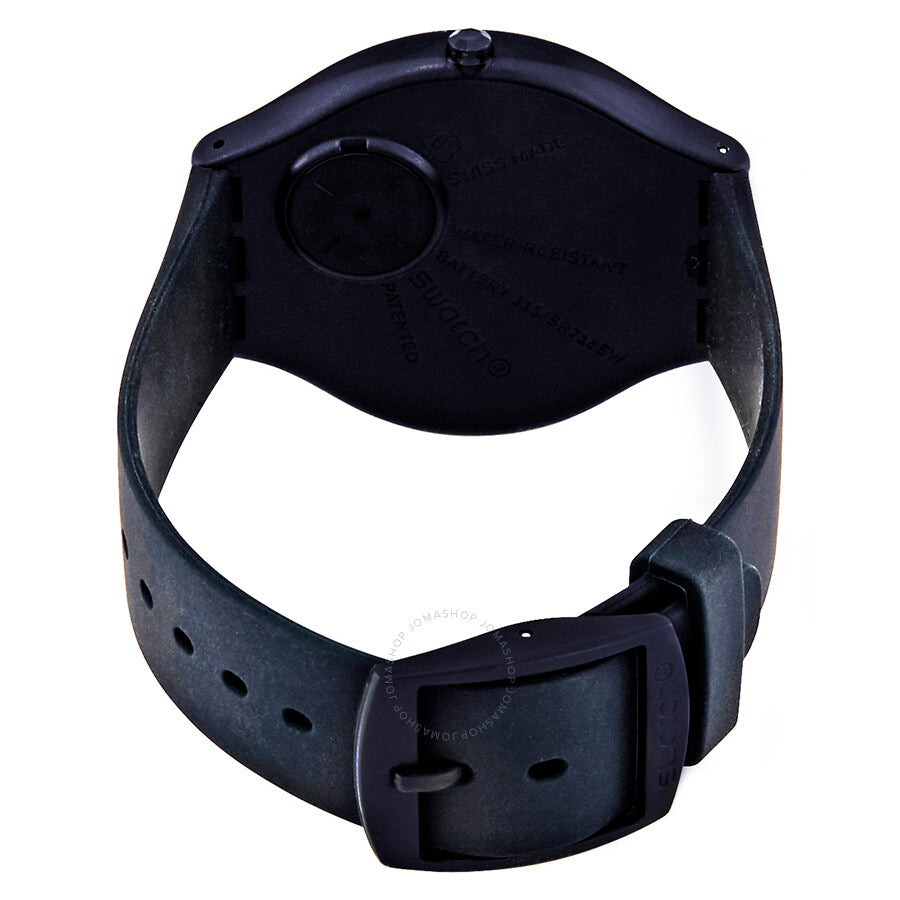 Swatch Skinsparks Dark Blue Sun-brushed Dial Unisex Watch SVUN100 - The Watches Men & Co #3