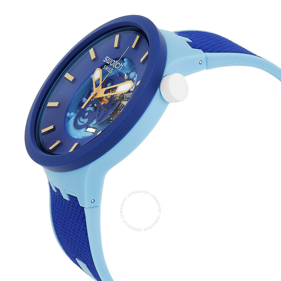 Swatch The January Collection Quartz Blue Dial Men's Watch SB05N105 - The Watches Men & Co #2