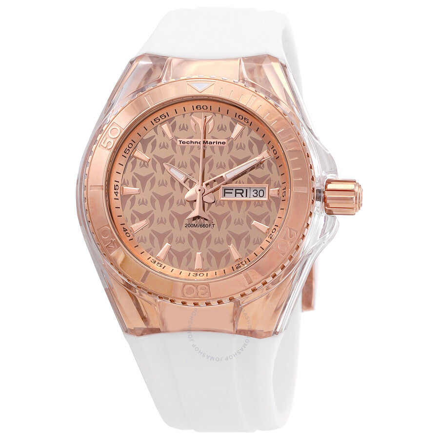 TechnoMarine Boy Cruise Monogram Rose Dial Boys Watch 115001 - The Watches Men & Co