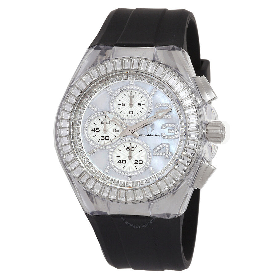 Technomarine Cruise Chronograph Quartz Crystal White Dial Men's Watch TM-121023 - The Watches Men & Co