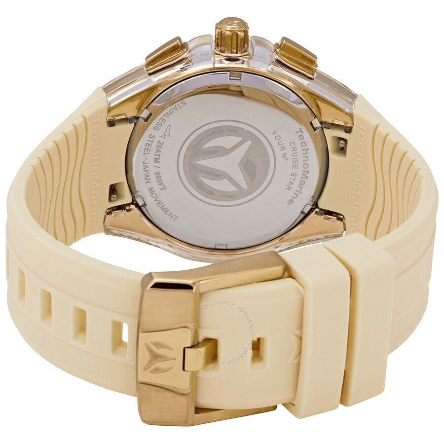 Technomarine Cruise Star Chronograph Quartz Champagne Dial Men's Watch TM-115216 - The Watches Men & Co #3