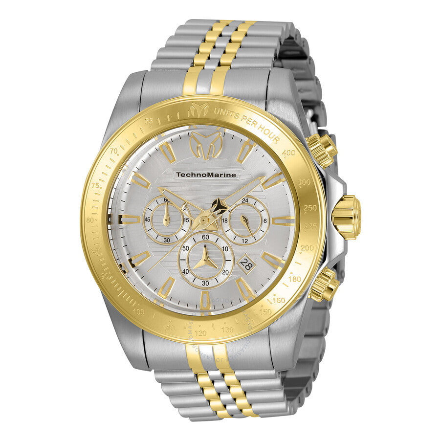 Technomarine Manta Grand Silver-tone Dial Men's Watch TM-220143 - The Watches Men & Co