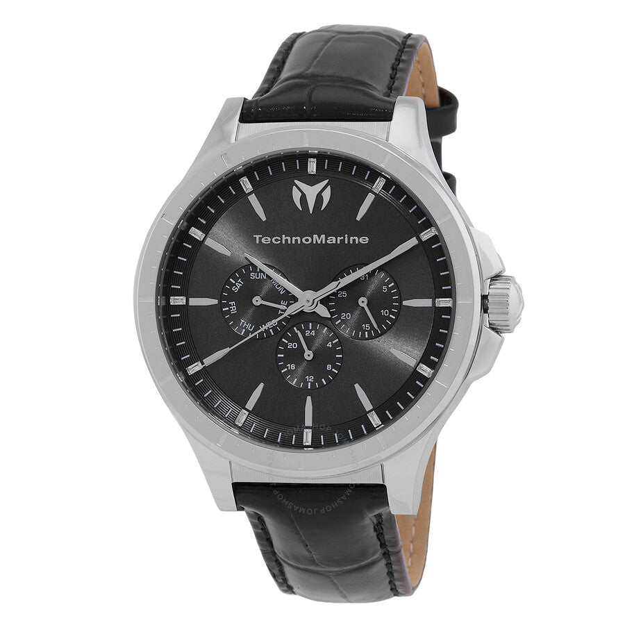 Technomarine MoonSun Date-Day Quartz Charcoal Dial Men's Watch TM-822026 - The Watches Men & Co