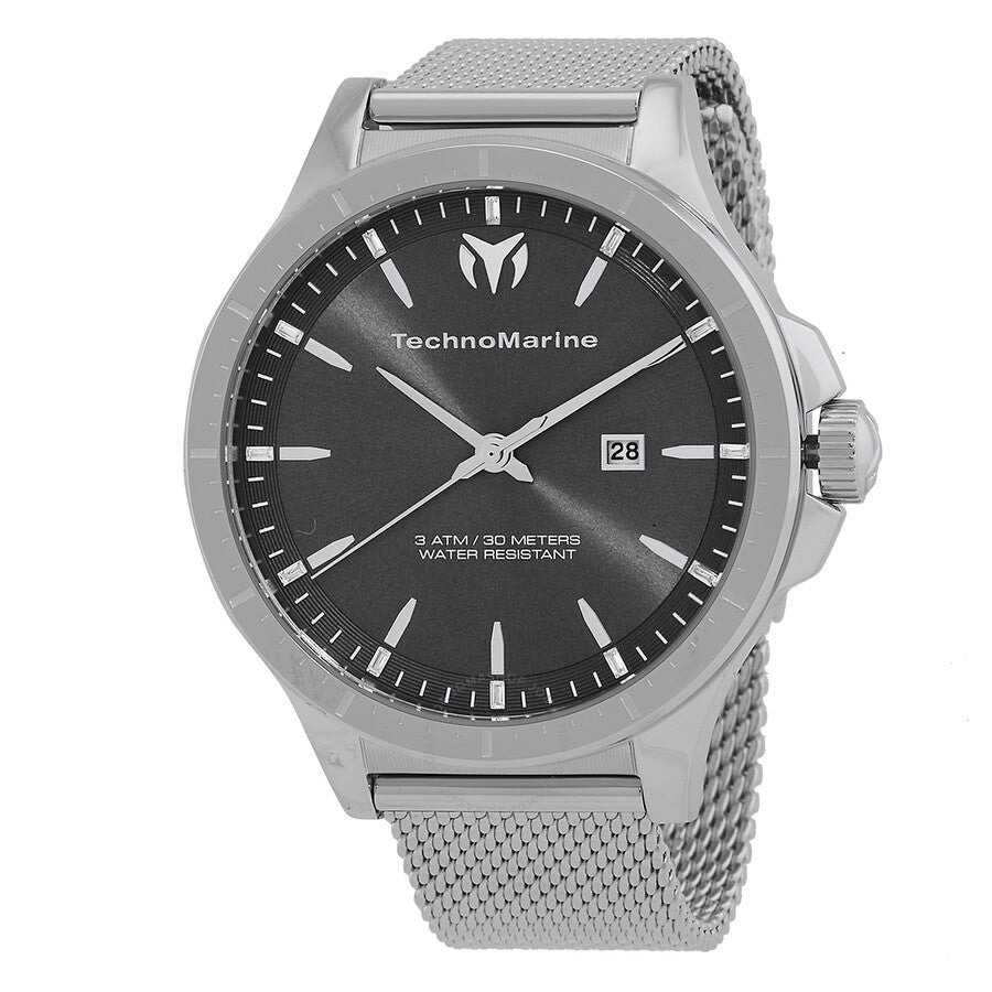 Technomarine MoonSun Date Quartz Charcoal Dial Men's Watch TM-822003 - The Watches Men & Co