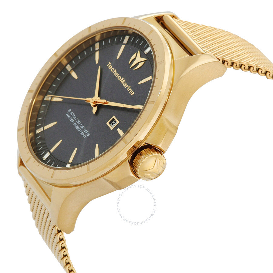 Technomarine MoonSun Date Quartz Charcoal Dial Men's Watch TM-822007 - The Watches Men & Co #2