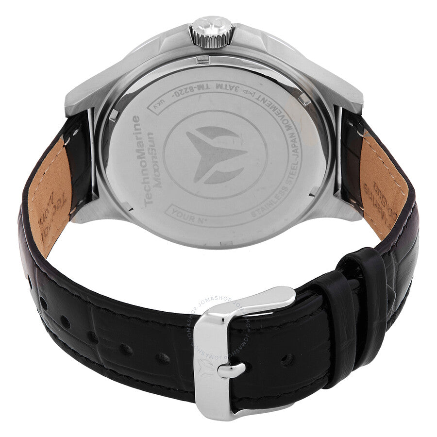 Technomarine MoonSun Date Quartz Charcoal Dial Men's Watch TM-822011 - The Watches Men & Co #3