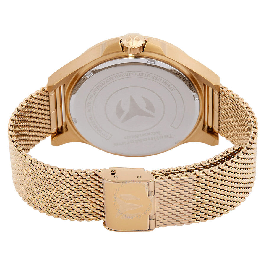 Technomarine MoonSun Date Quartz Gold Dial Men's Watch TM-822009 - The Watches Men & Co #3