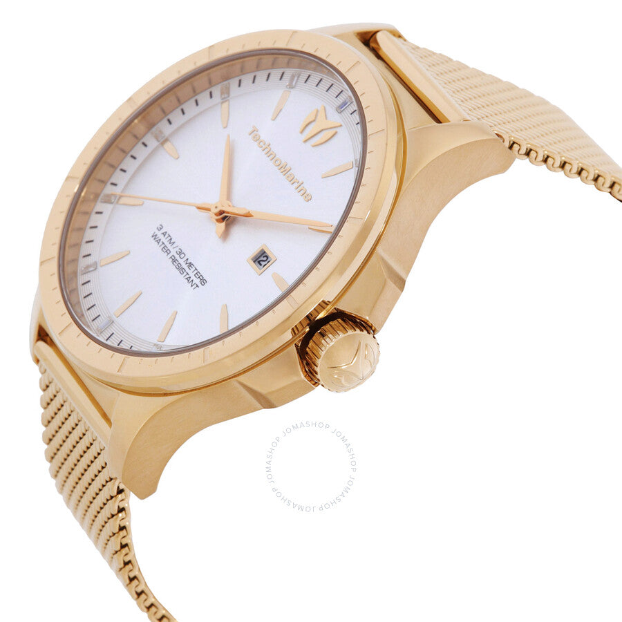 Technomarine MoonSun Date Quartz Silver Dial Men's Watch TM-822006 - The Watches Men & Co #2
