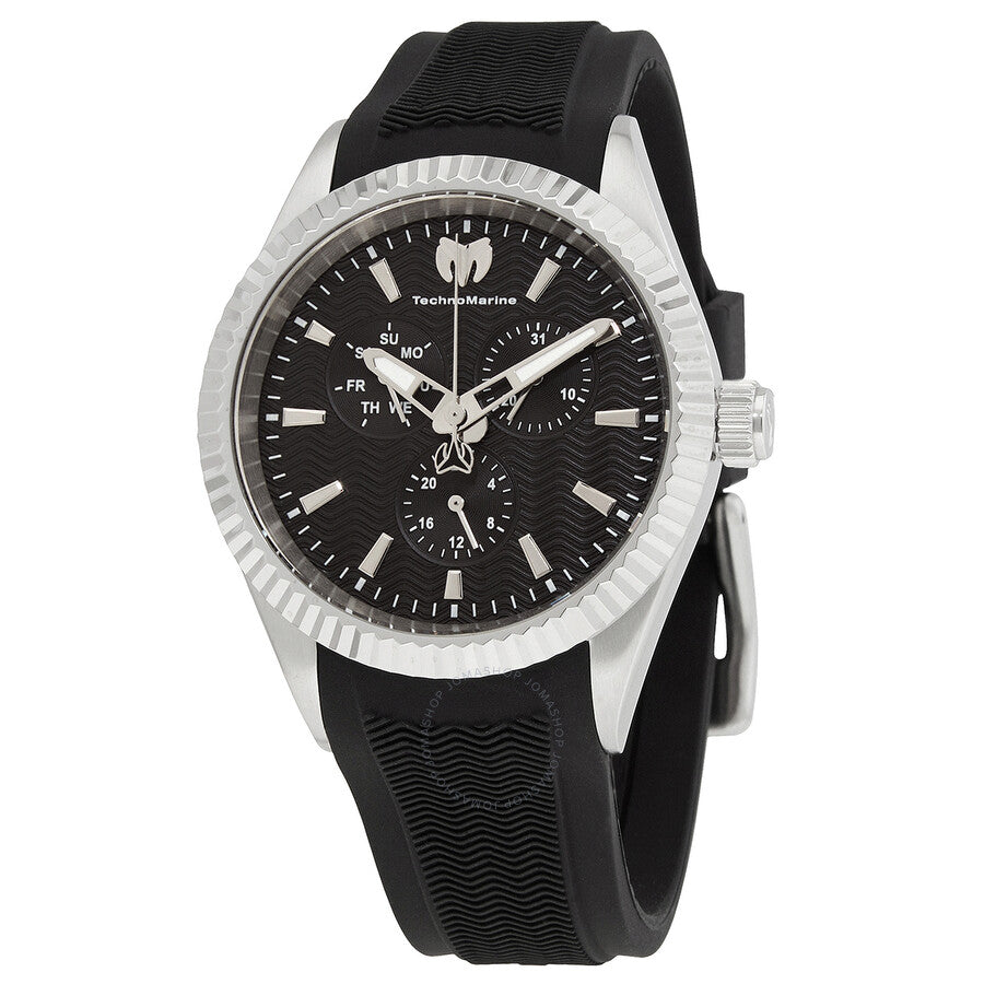 TechnoMarine Sea Quartz Black Dial Men's Watch TM-719022 - The Watches Men & Co