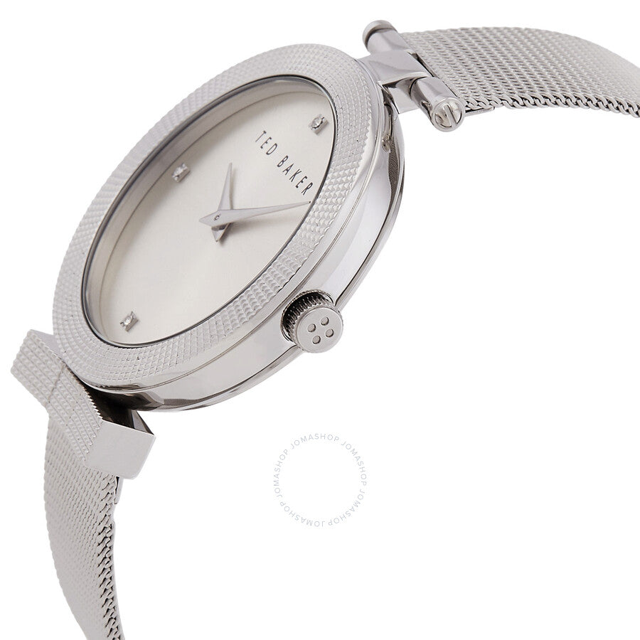 Ted Baker Iconic Quartz Crystal Silver Dial Ladies Watch BKPBWF007 - The Watches Men & Co #2