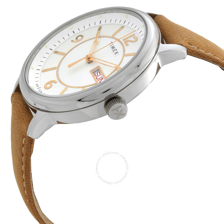 Timex Chicago Quartz White Dial Men's Watch TW2V28900 - The Watches Men & Co #2