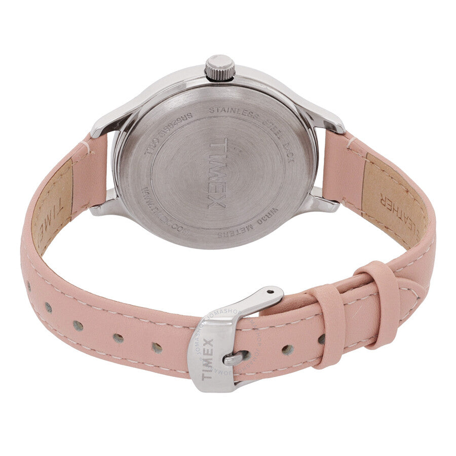 Timex Crystal Bloom Quartz Pink Dial Ladies Watch TW2R66600 - The Watches Men & Co #2