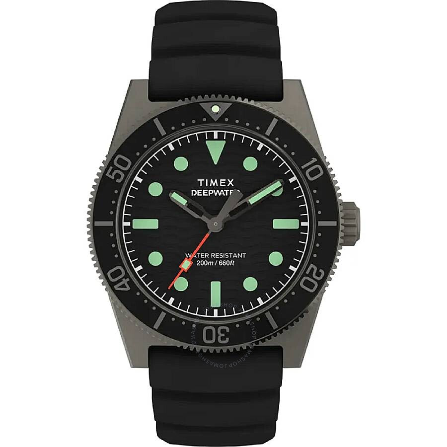 Timex Deepwater Reef 200 Quartz Black Dial Men's Watch TW2W74700 - The Watches Men & Co