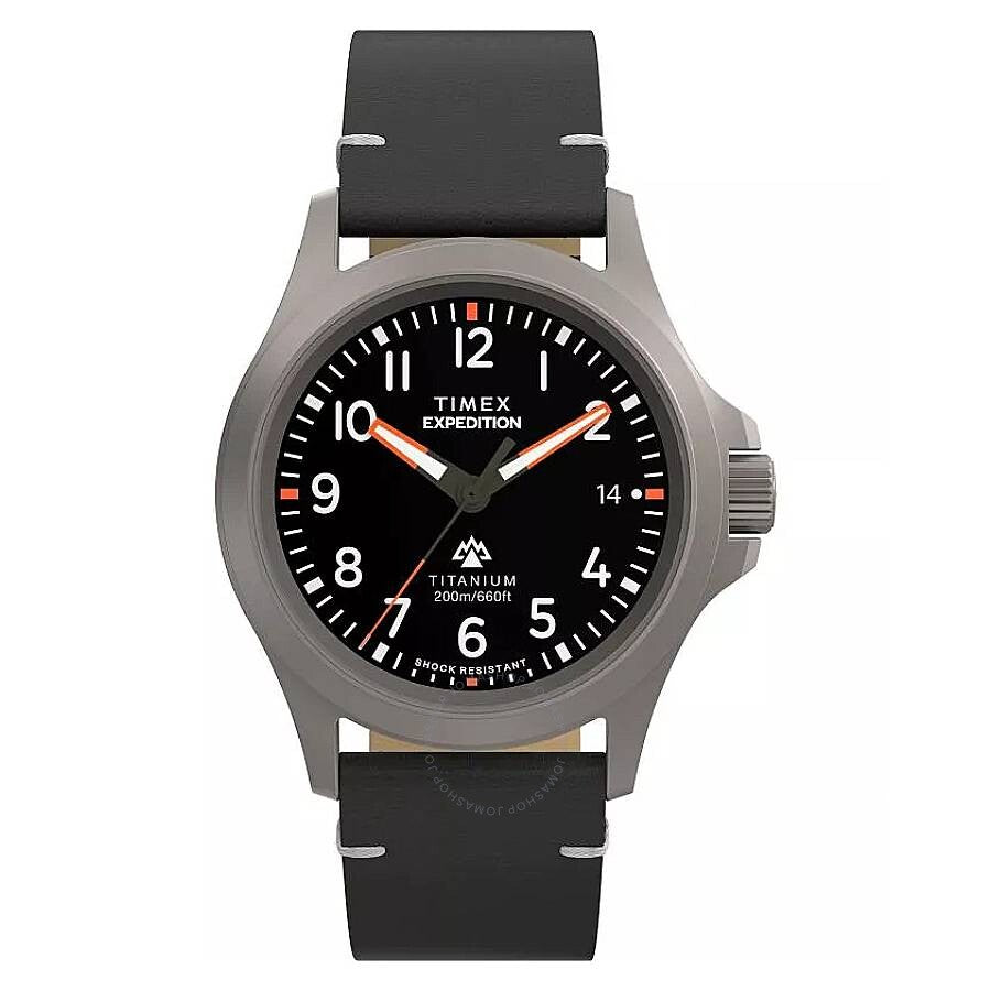 Timex Expedition Quartz Black Dial Men's Watch TW2W78000VQ - The Watches Men & Co