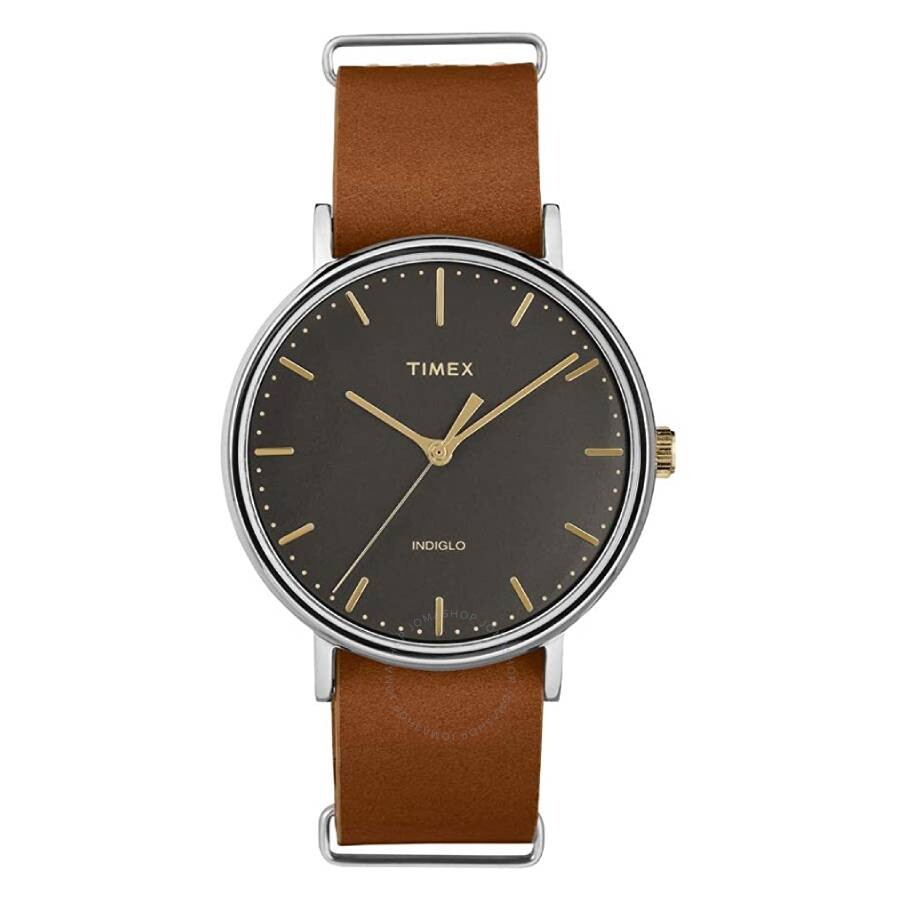 Timex Fairfield Quartz Black Dial Men's Watch TW2P97900 - The Watches Men & Co