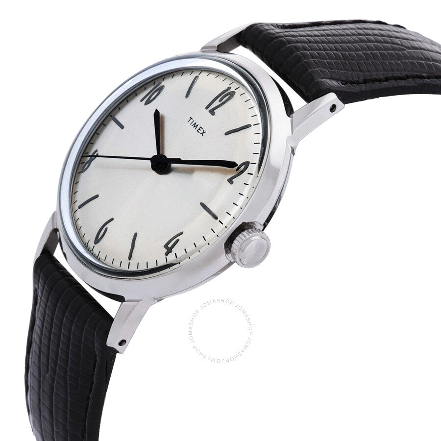 Timex Marlin Hand Wind Silver Dial Watch TW2R47900 - The Watches Men & Co #2