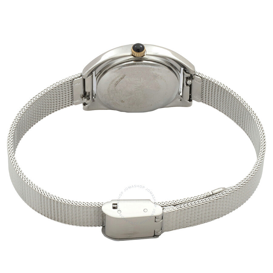 Timex Milano Petite Quartz Silver Dial Ladies Watch TW2T37700 - The Watches Men & Co #3