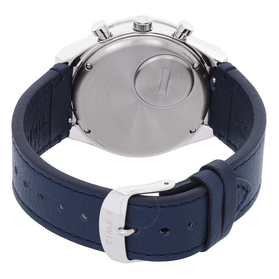Timex Q Timex Chronograph Quartz Blue Dial Men's Watch TW2W51700 - The Watches Men & Co #3