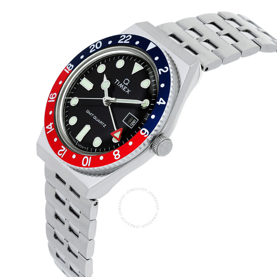 Timex Q Timex Quartz Black Dial Men's Watch TW2V38000 - The Watches Men & Co #2