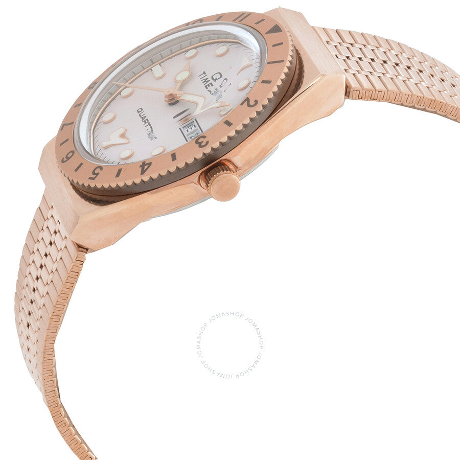Timex Q Quartz Cream Dial Ladies Watch TW2U95700VQ - The Watches Men & Co #2