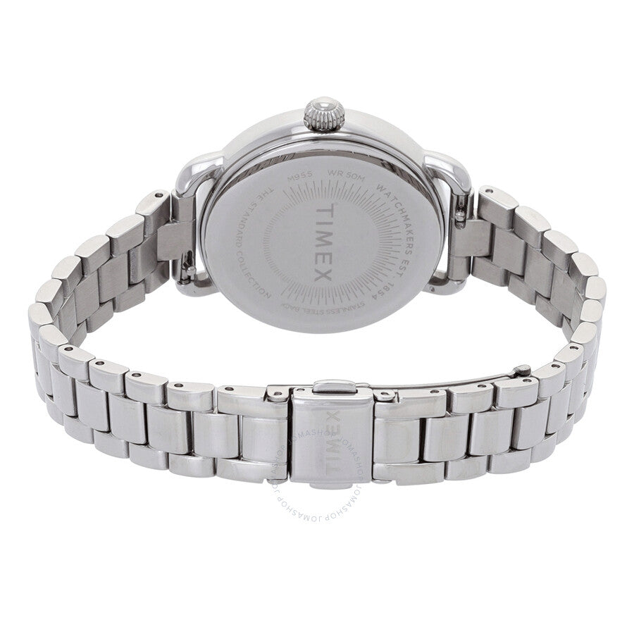 Timex Standard Quartz Silver-tone Dial Ladies Watch TW2U13700 - The Watches Men & Co #3