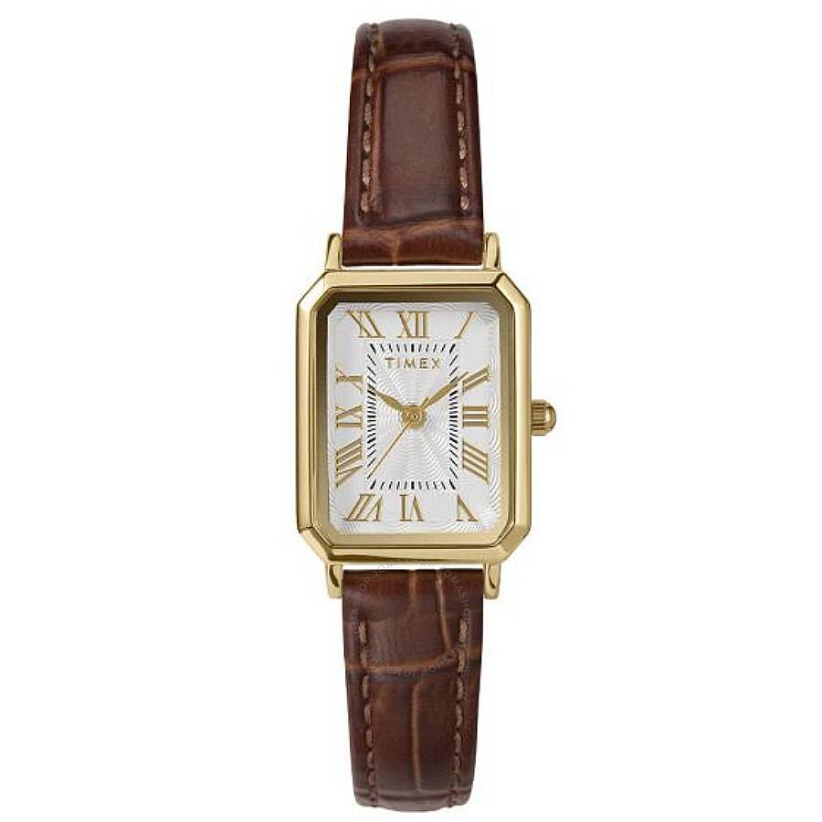 Timex Trend Quartz White Dial Ladies Watch TW2Y00900JI - The Watches Men & Co