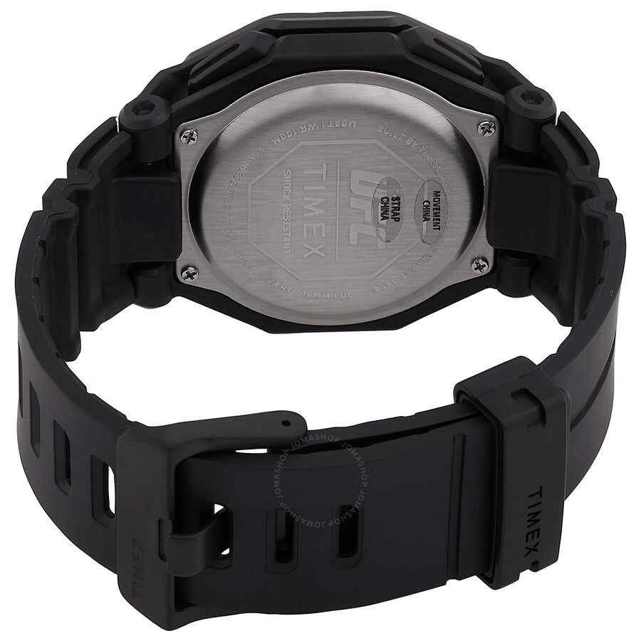 Timex UFC Colossus Alarm World Time Quartz Analog-Digital Black Dial Men's Watch TW2V55200 - The Watches Men & Co #3