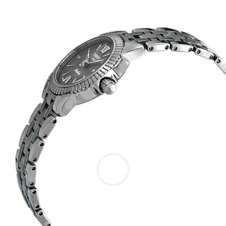 Tissot Ballade Quartz Black Dial Ladies Watch T39.1.281.53 - The Watches Men & Co #2